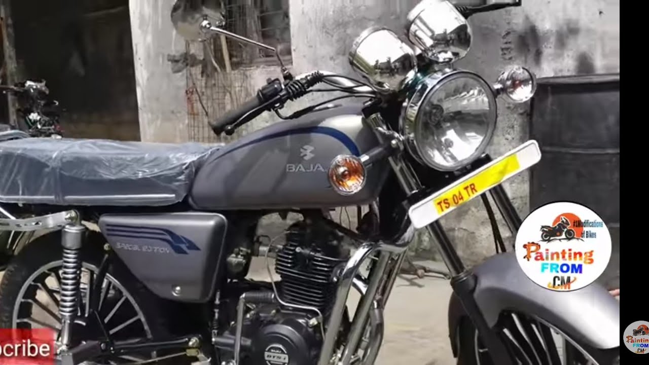 Bajaj Boxer special Gunmetal Modified Edition (PaintingFromCm)#GENIUNE.