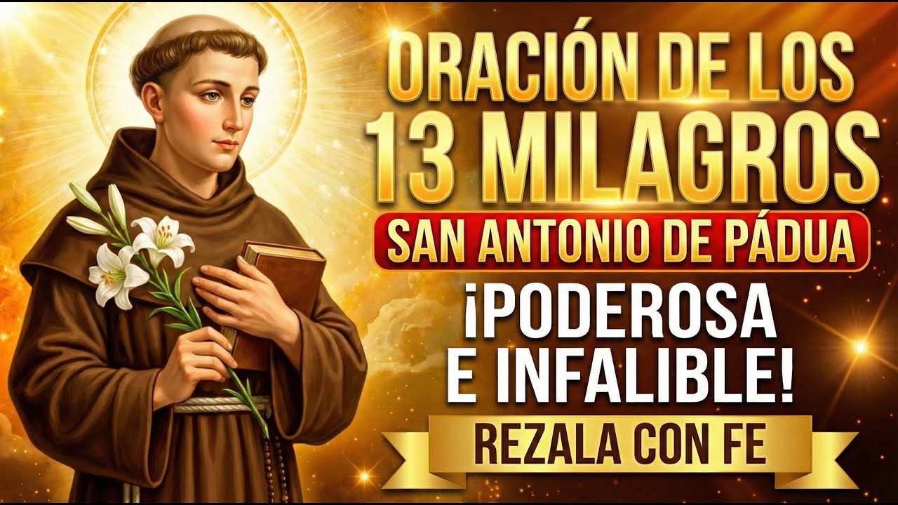 🔒 LOS 13 PODERES DE SAN ANTONIO: Activa tu Milagro Urgente (Oración Revelada)