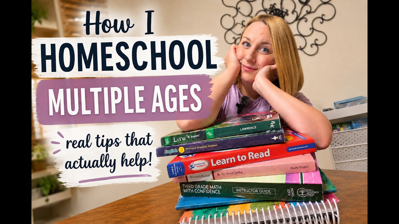 How To Homeschool Multiple Ages | Our Real Homeschool Routine