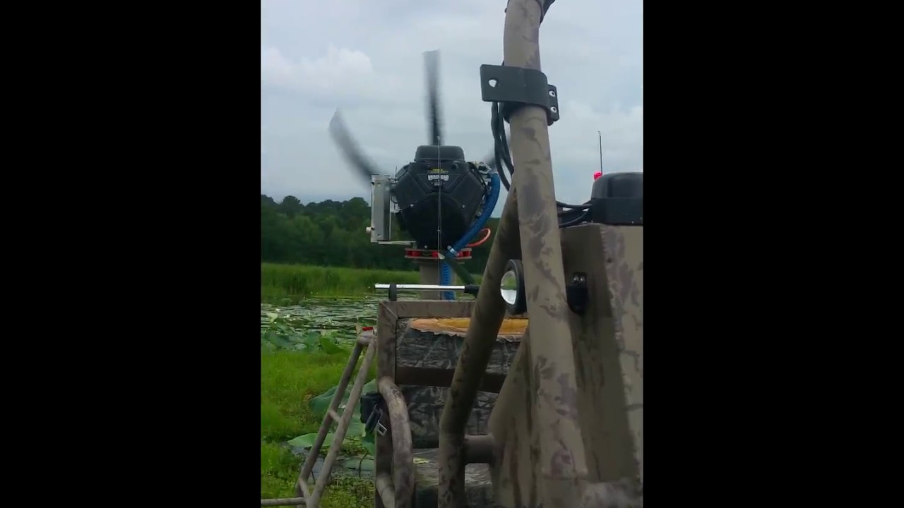 Todd Macko Flounder/Gator Boat Push Fan  Test