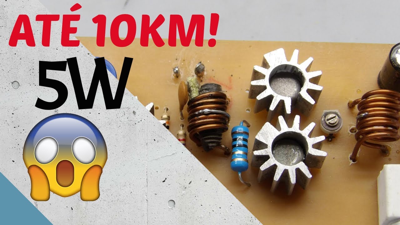 Super Transmissor de FM Sem Frescura e Fácil de construir!