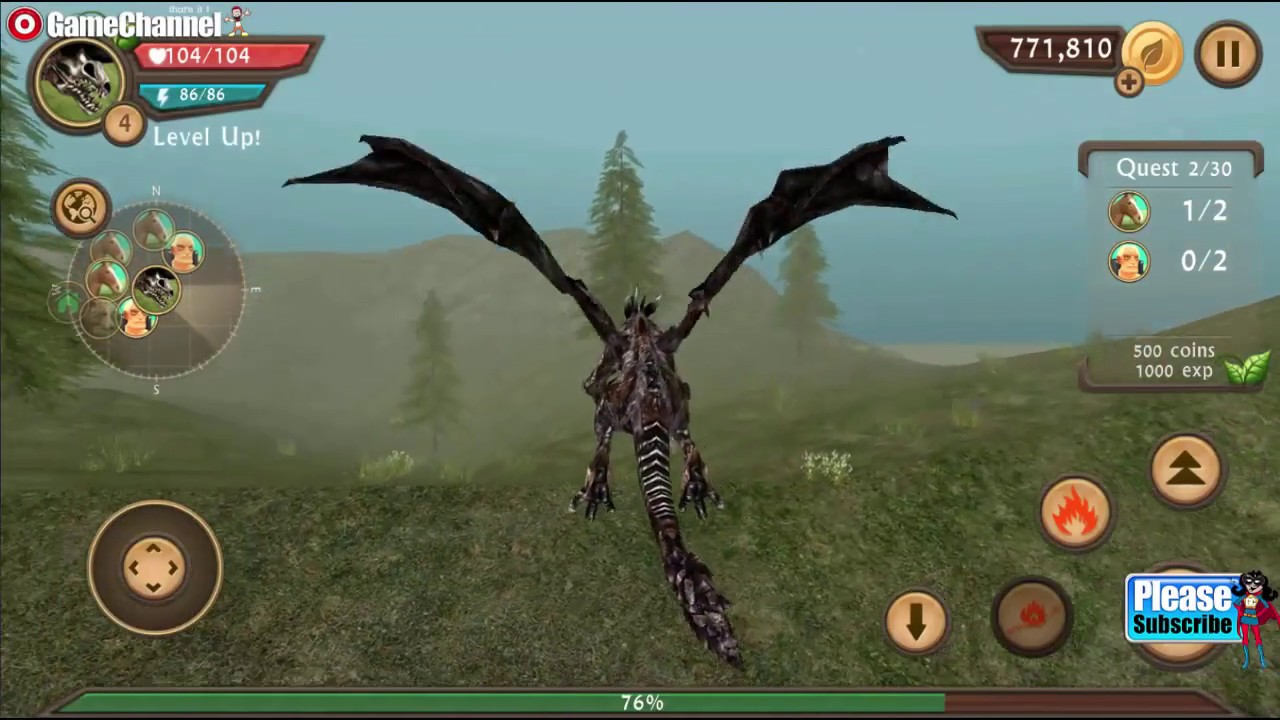 Dragon Sim Online / Online, the fantasy RPG / Android Gameplay Video #1