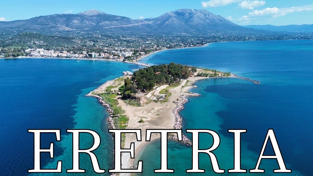 Eretria, Euboea, Greece - by drone [4K]. #greece
