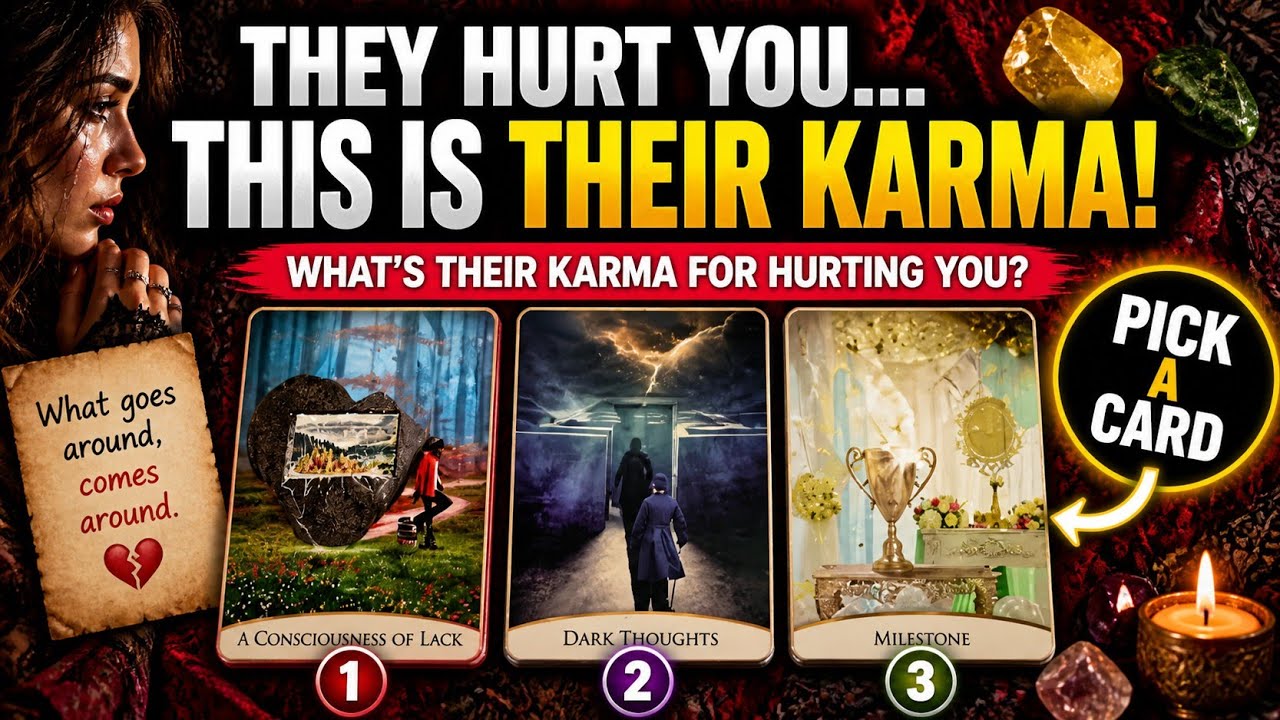 What's their karma for hurting you? Pick a card Tarot, Timeless