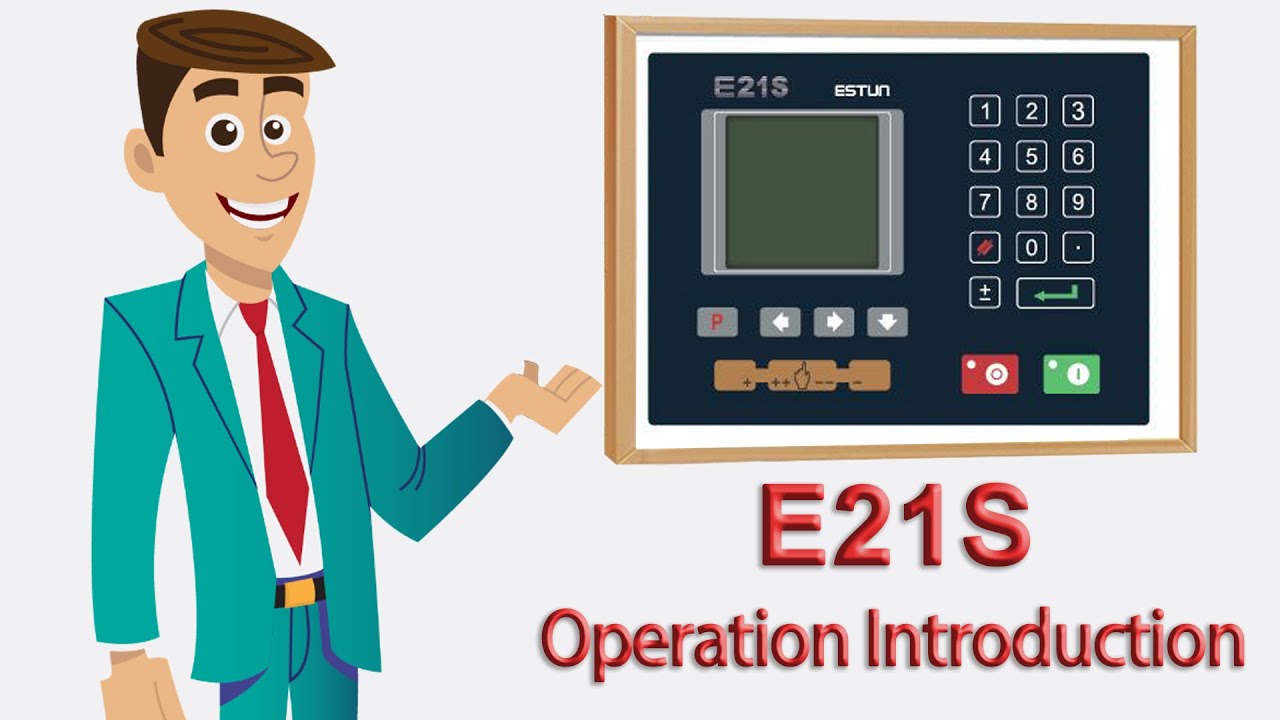 E21S Operation Introduction and manual for NC Shearing machine,  how to use E21S controller