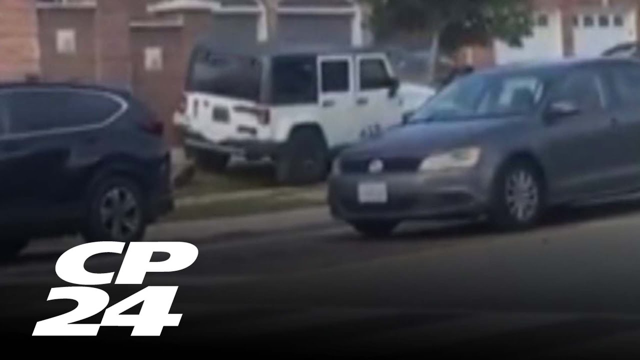 WATCH: Shocking police chase caught on video in Brampton