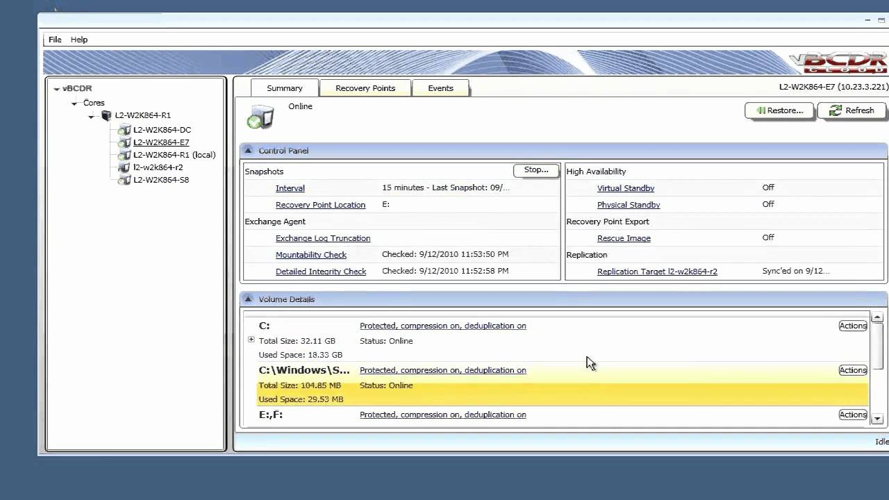 TechDepot vBCDR   Virtual Stand by Immediate Recovery