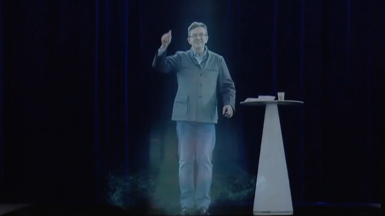 MÉLENCHON : Double meeting à Lyon et Paris #JLMHologramme