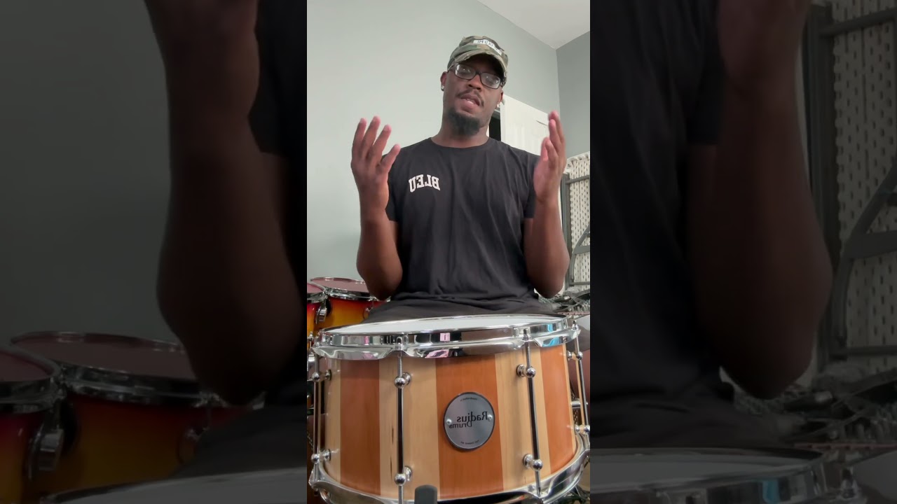 How i tuned my custom snare! #drums #creativdrums #drumperformance #drummer #youtubeshorts