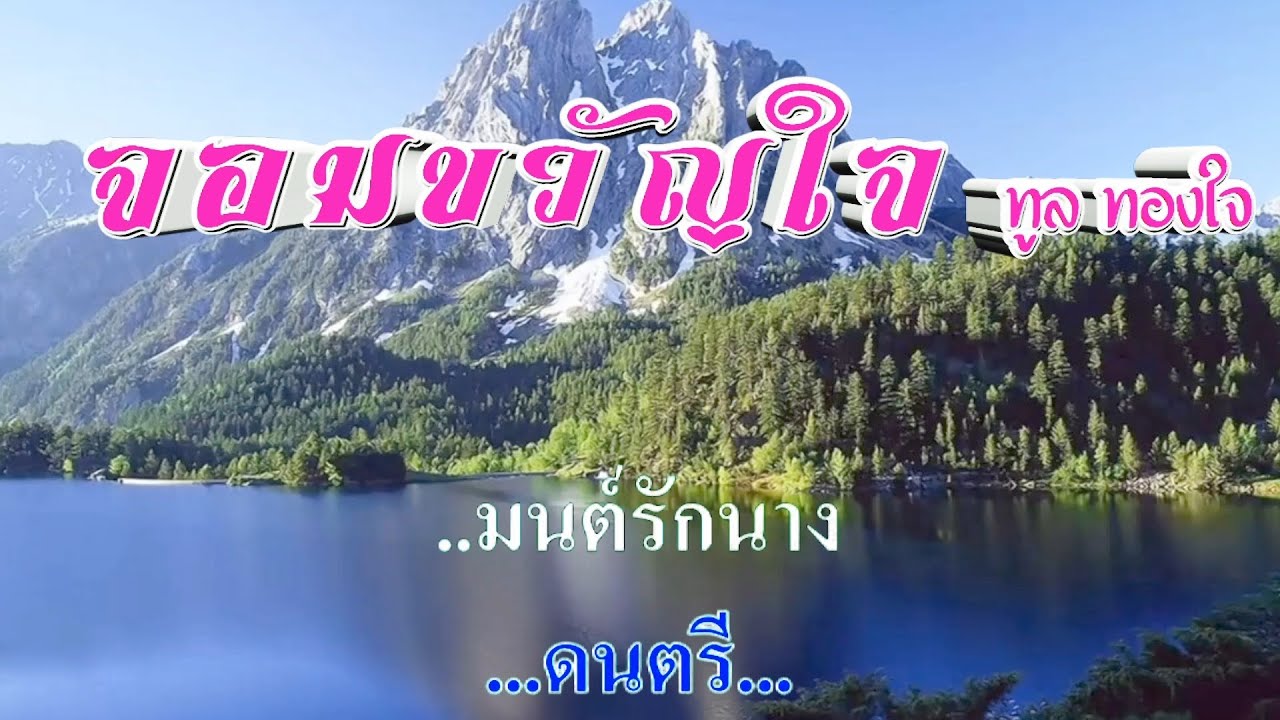 ♬จอมขวัญใจ ทูล ทองใจ #karaoke #คาราโอเกะ