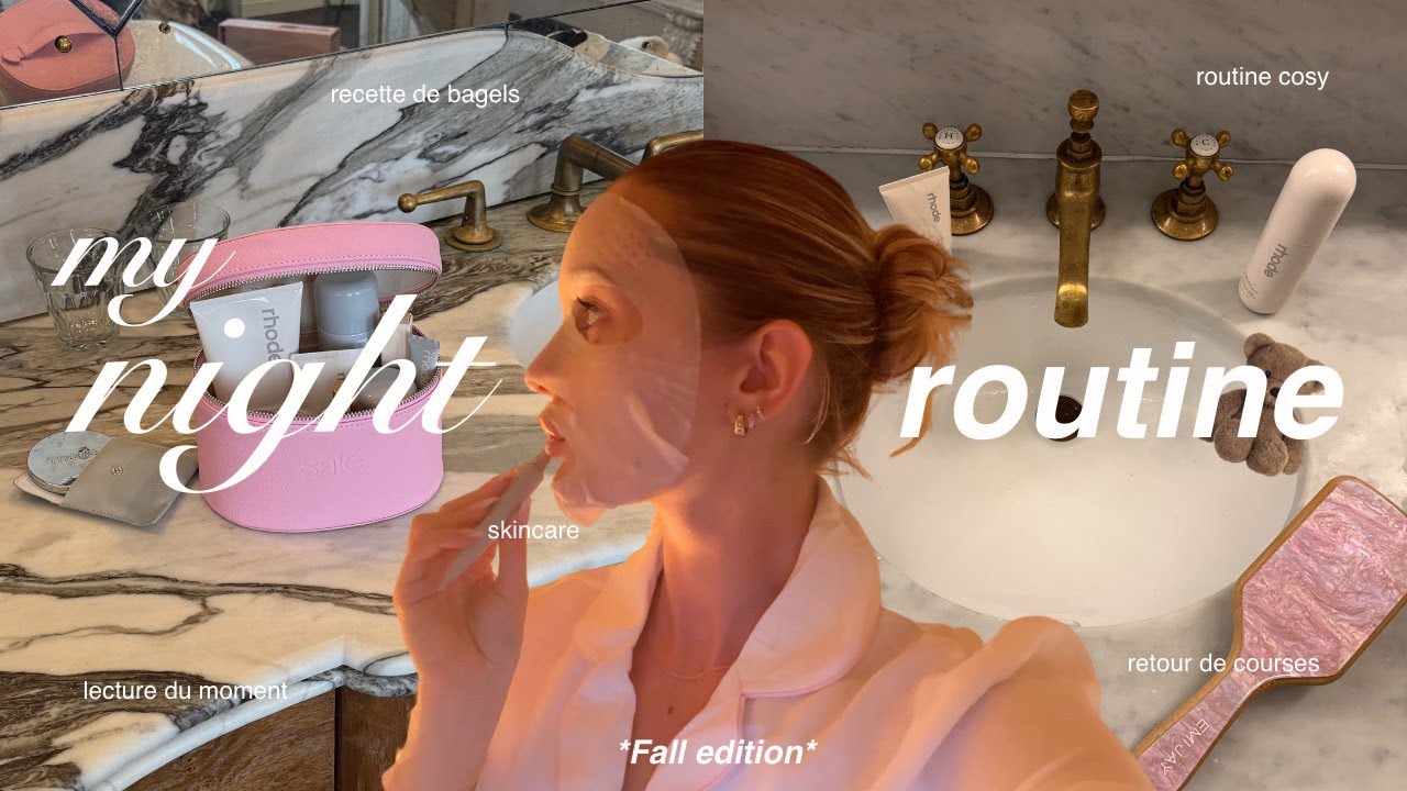 Night Routine Cosy 🌙 ⋆˙⟡ ⎢ soir&eacute;e d'automne, motivation & self care