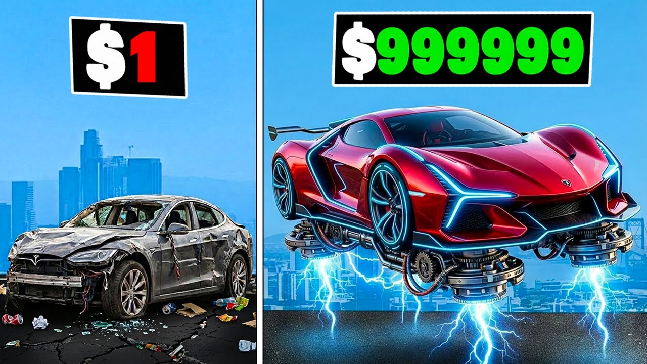 $1 to $1,000,000,000 ELECTRIC CAR in GTA 5
