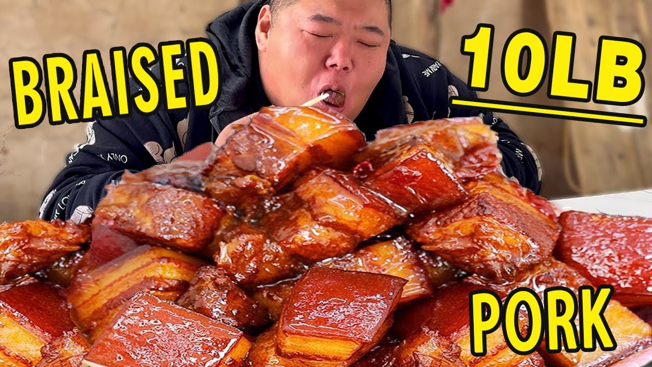 Brother Monkey bought 10 pounds of meat to stew braised pork, and his mouth was full of oil.