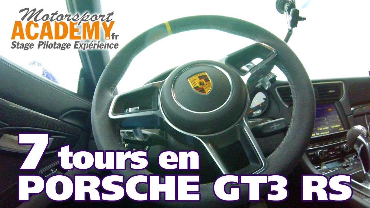Stage pilotage Porsche GT3 RS Motorsport Academy - Circuit Le Mans Maison Blanche