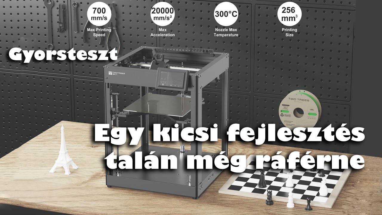 Egy kicsi fejlesztés talán még ráférne | TwoTrees SK1 CoreXY 3D Printer  ◆ Eszközteszt