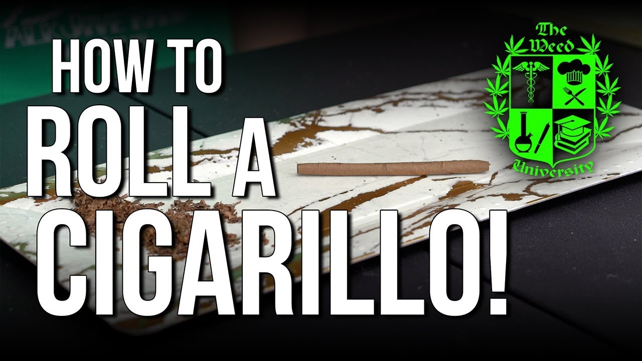 How to ROLL a CIGARILLO! - The Weed U
