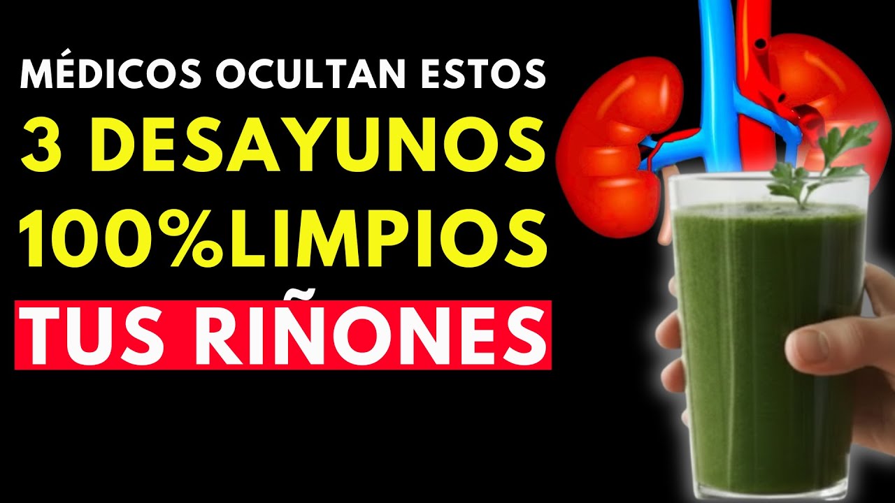 3 DESAYUNOS que PROTEGEN tus RIÑONES y Reducen la Creatinina Naturalmente