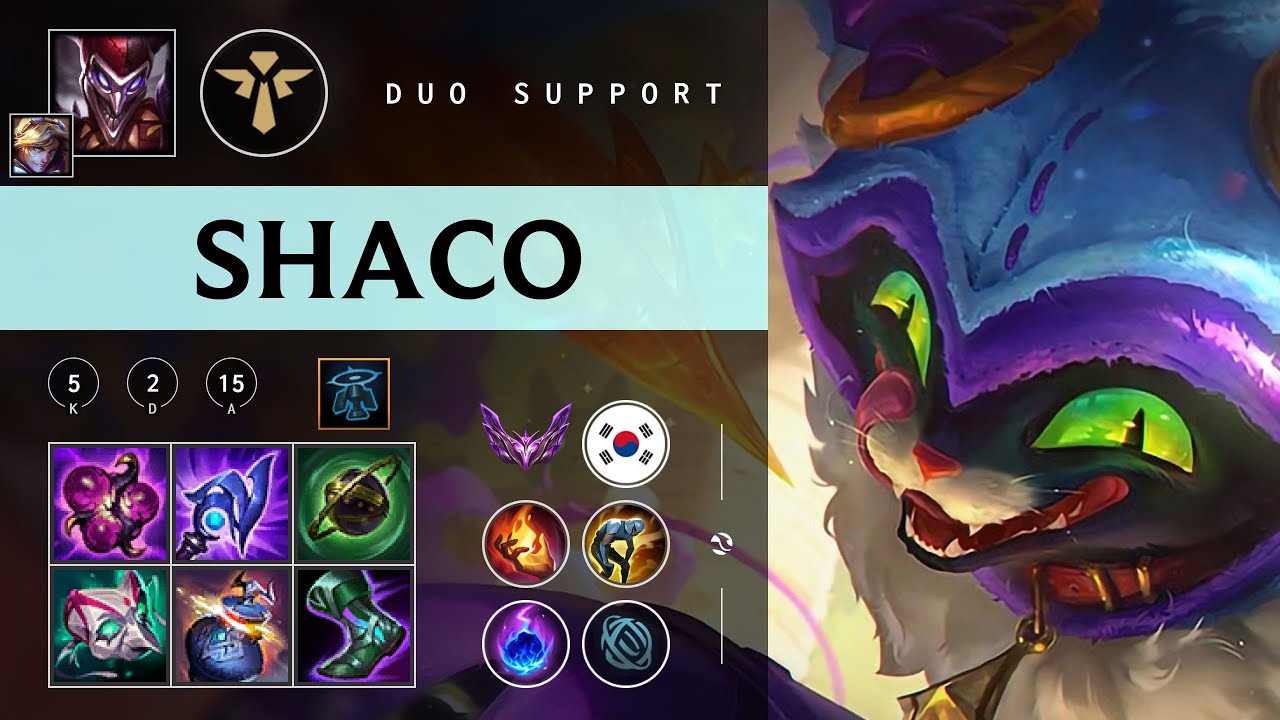 Shaco Support vs Nautilus - KR Master Patch 26.02