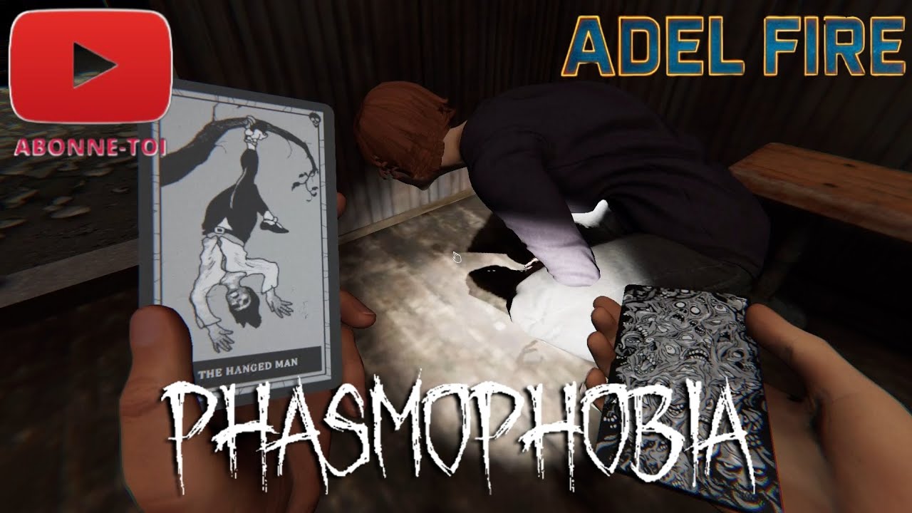 Phasmophobia : enfin quelle soulagement j'ai toute les cartes de tarot 😮‍💨💀