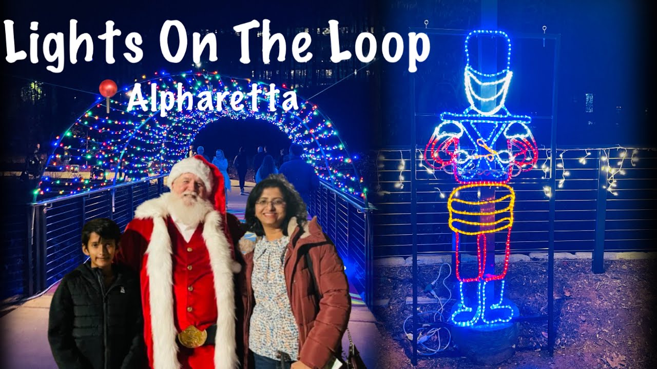 Wonderful Holiday Lights on the Loop | Alpharetta, Georgia 