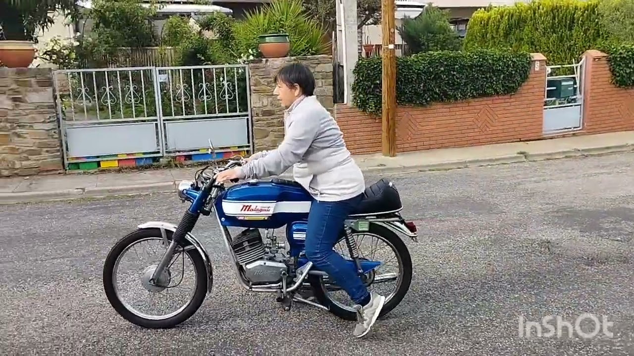 Malaguti Olympique 🇮🇹 apprentissage de conduite 😄