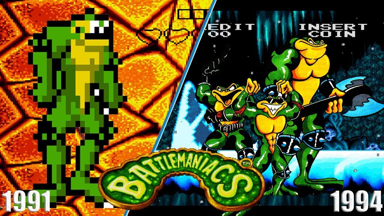 Evolution of Battletoads Games 1991-1994