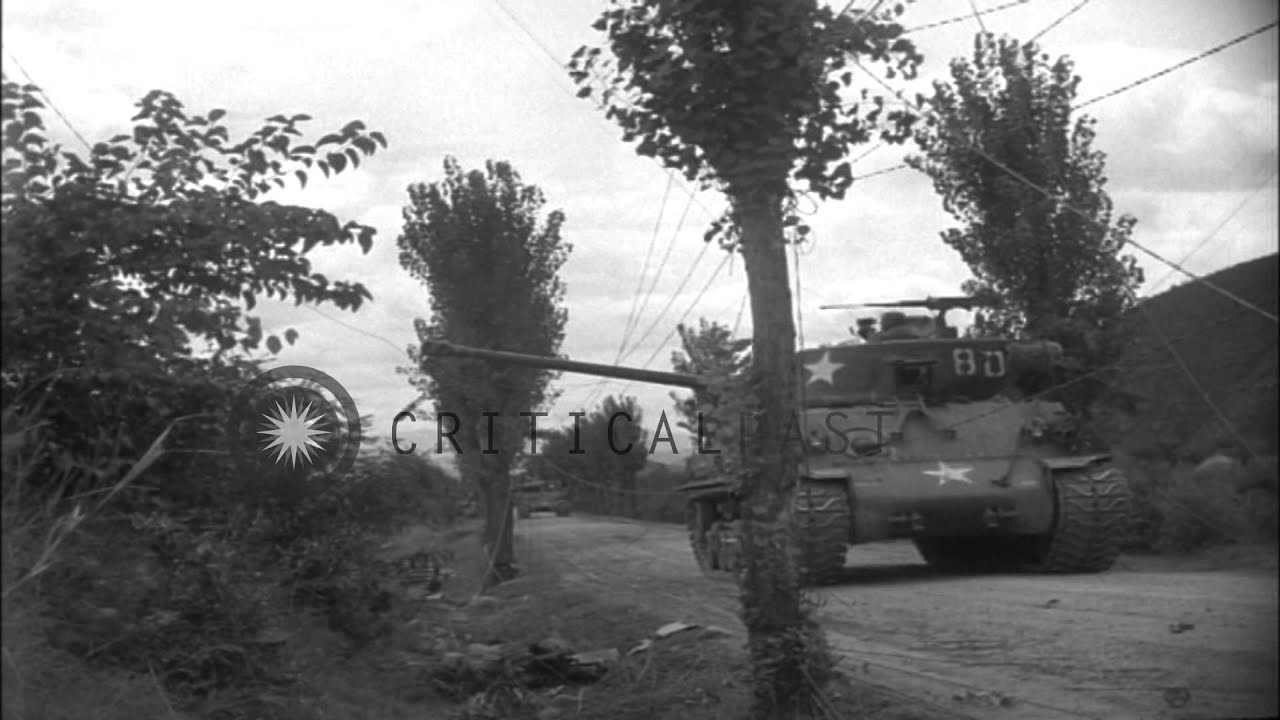 8th Cavalry Regiment during the Korean War in Chilgok, South Korea. HD Stock Footage