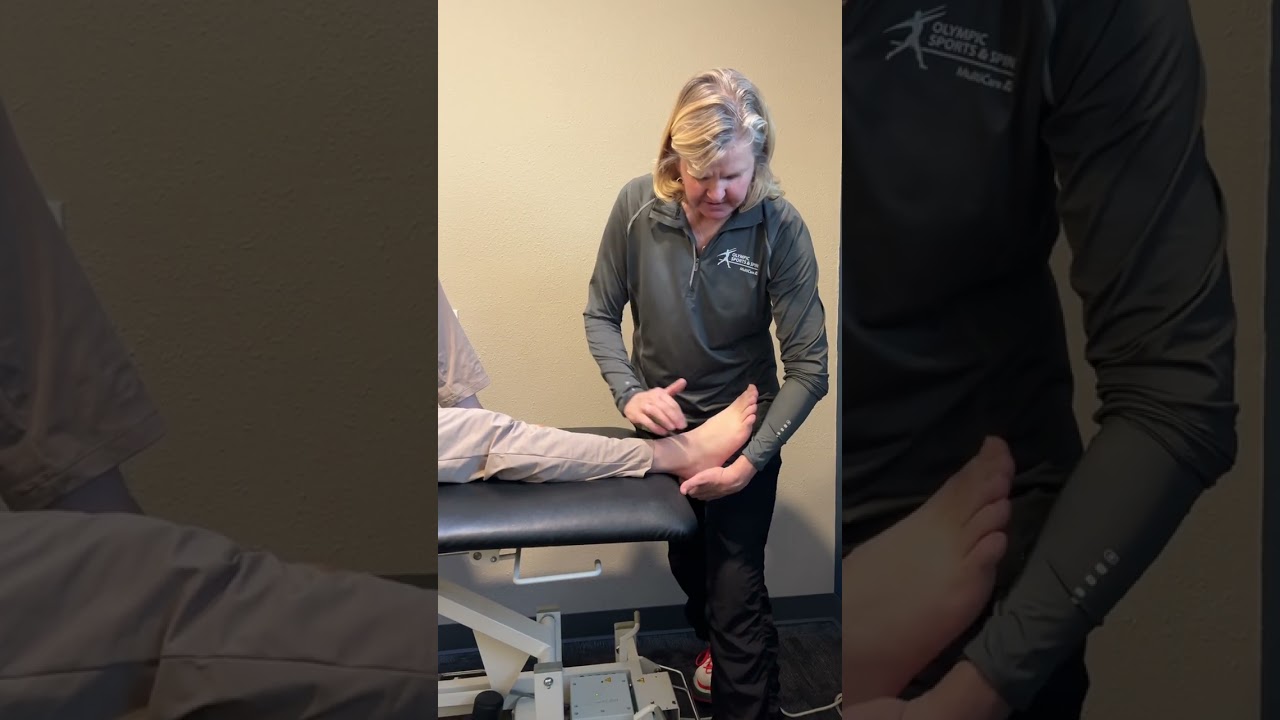 Subtalar joint mobilization  (talo calcaneal)