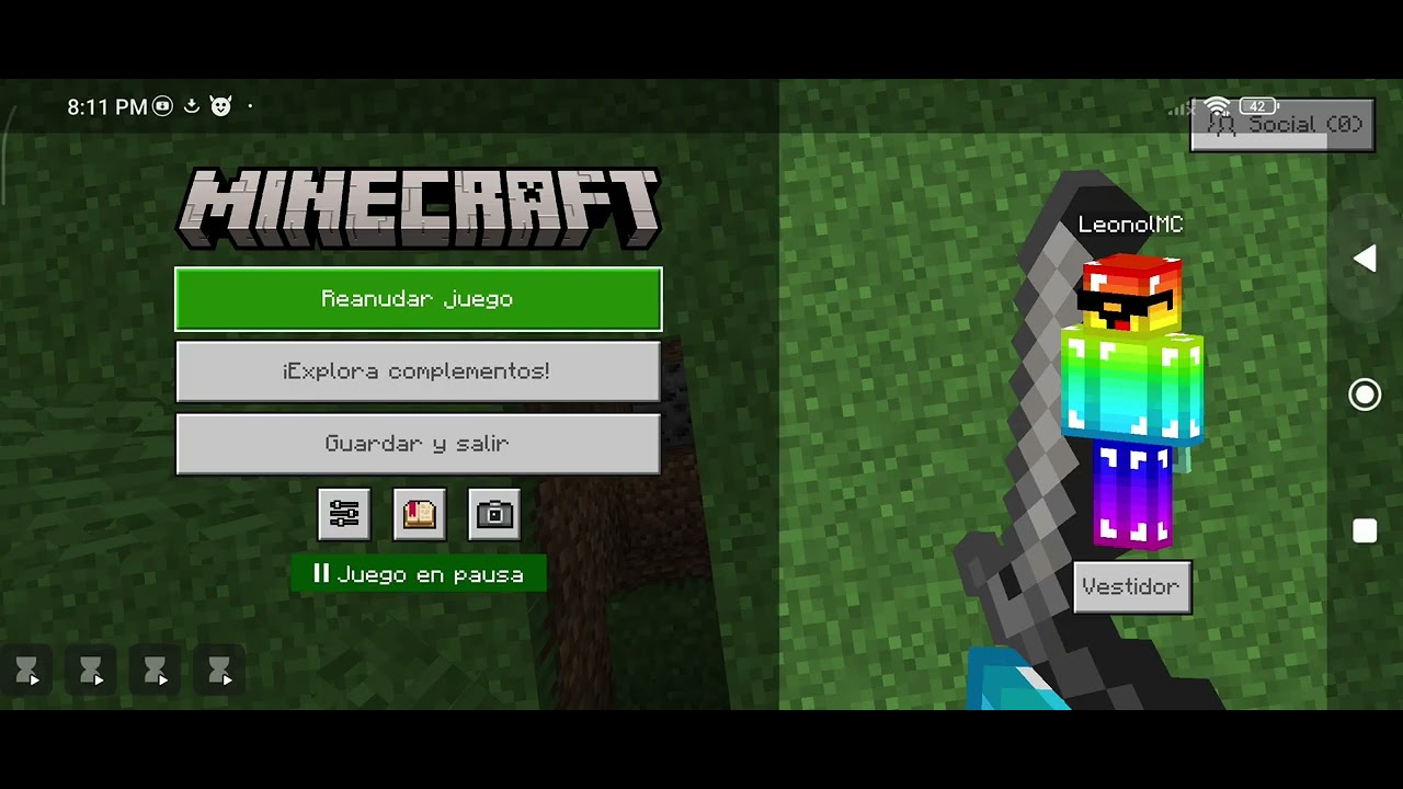 Jugando Minecraft supervivencia episodio 1😃