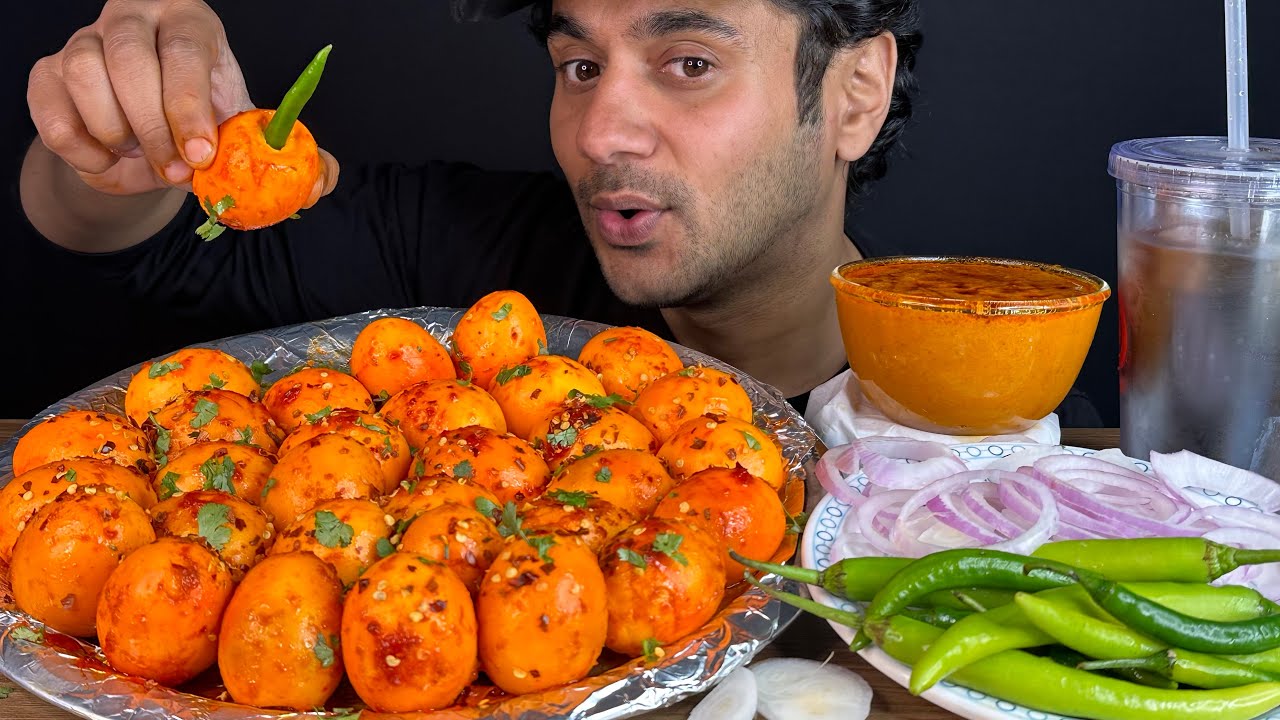 SPICY EGG CHALLENGE | HARD BOILED EGGS  CHALLENGE WITH SPICY GREEN CHILLI’S | SPICY FOOD EATING