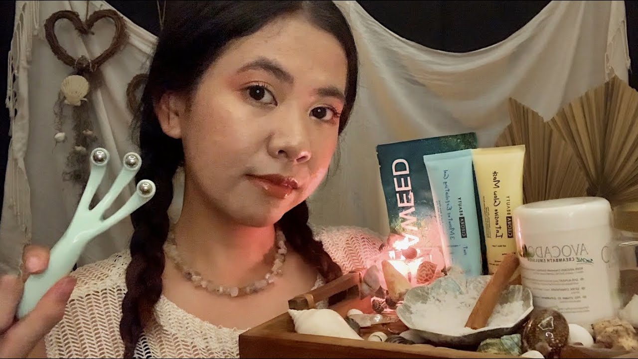 [ASMR] Spa di Tengah Laut - Beach Spa Facial & Hair Creambath | ASMR Indonesia