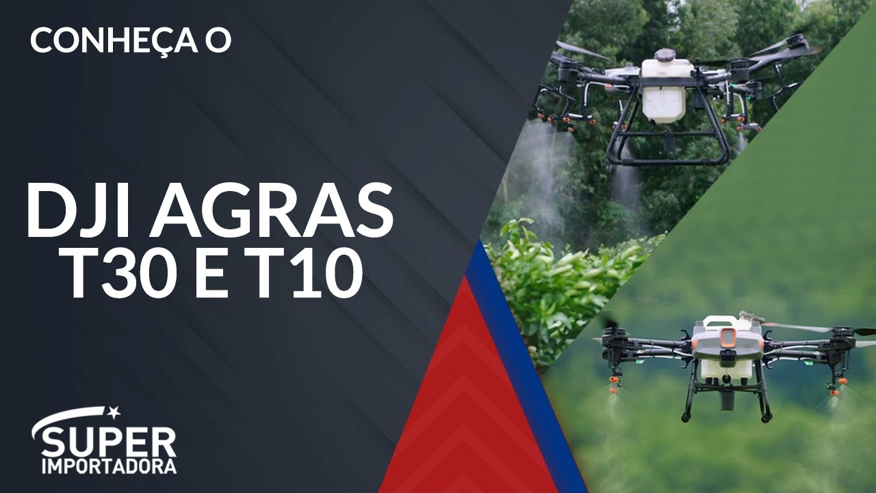 DJI Agras T30 e T10 | Conhe&ccedil;a a nova linha de Drones Pulverizadores