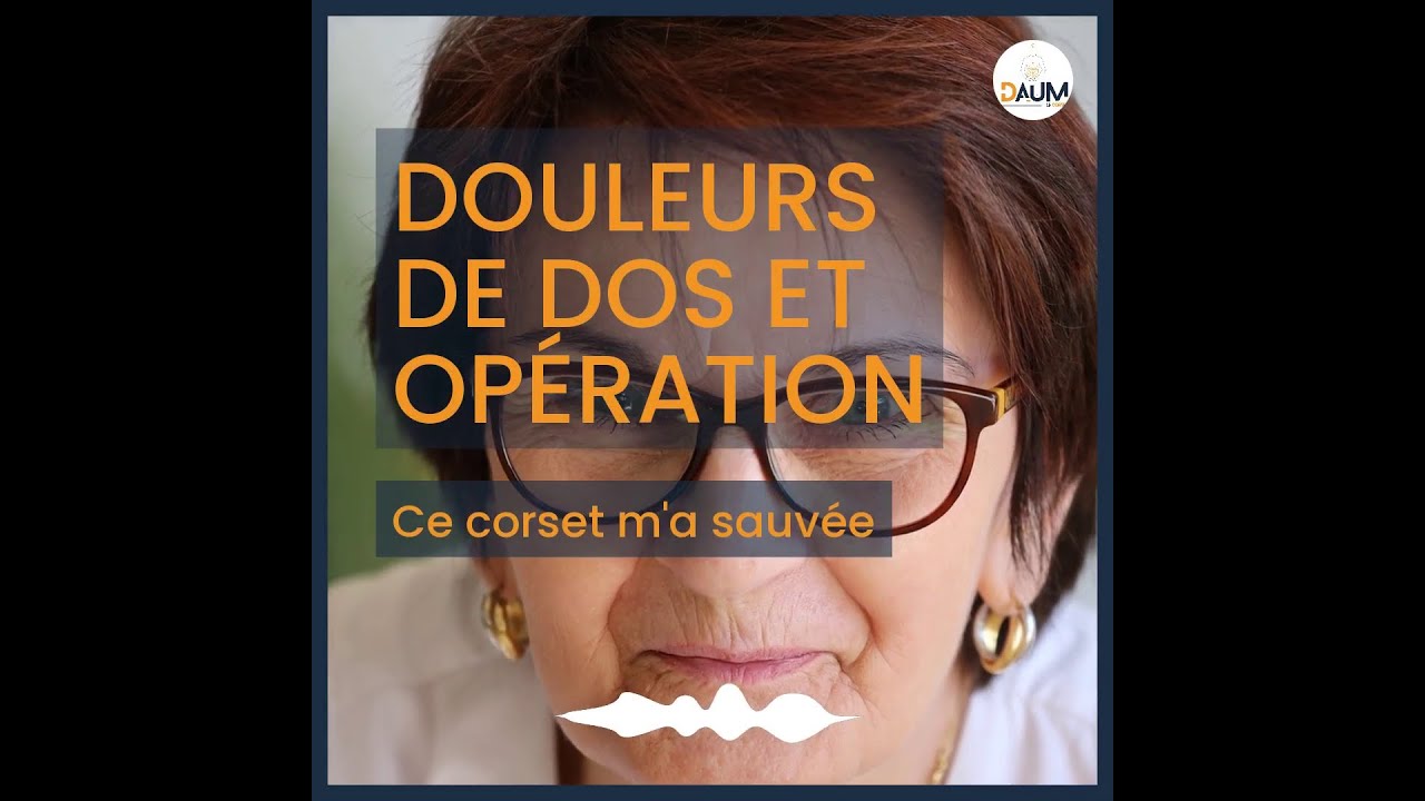Avis sur le Corset Daum - Corset sur le dos sur mesure, même après une opération chirurgicale