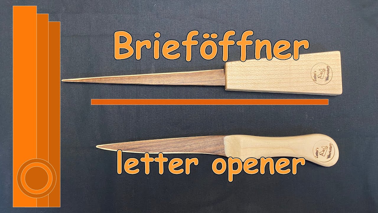 Brieföffner Holz / Letter opener wood