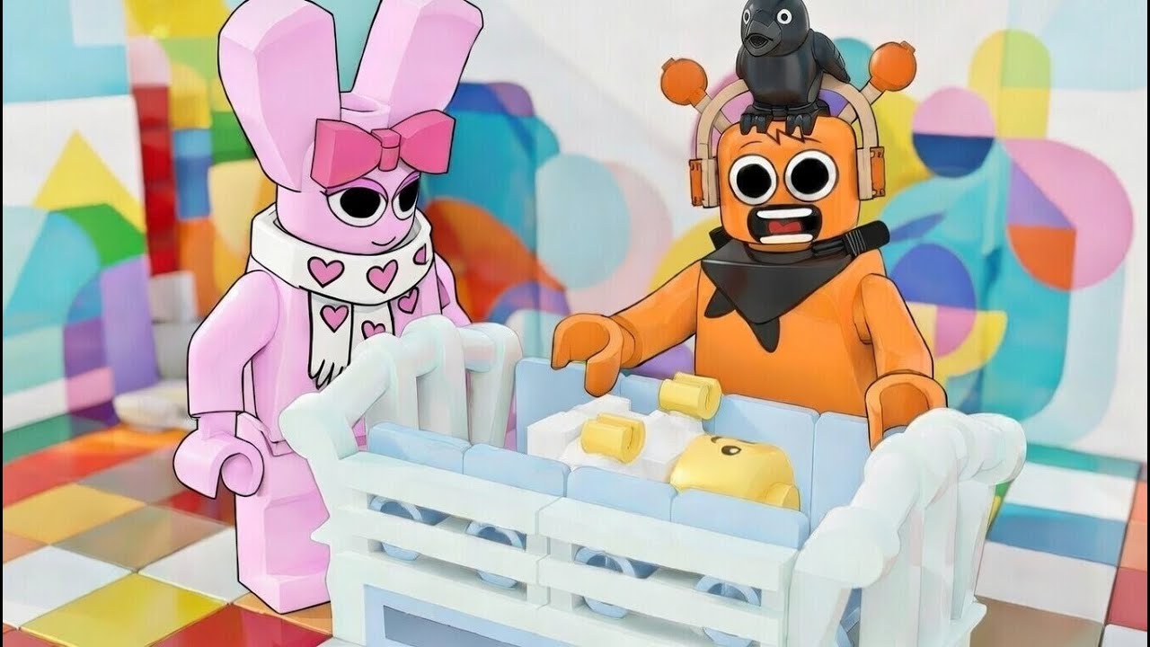 &iexcl;PINKI y OREN SE CONVIERTEN EN UNA FAMILIA DE LEGOS!😍