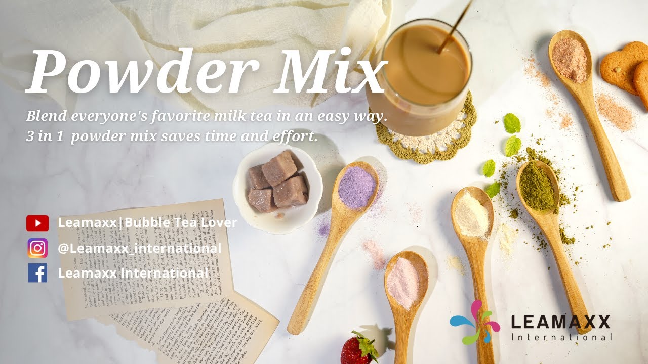 3-in-1 Powder Mix | Flavorful and Easy Ingredients For Bubble Tea Shop