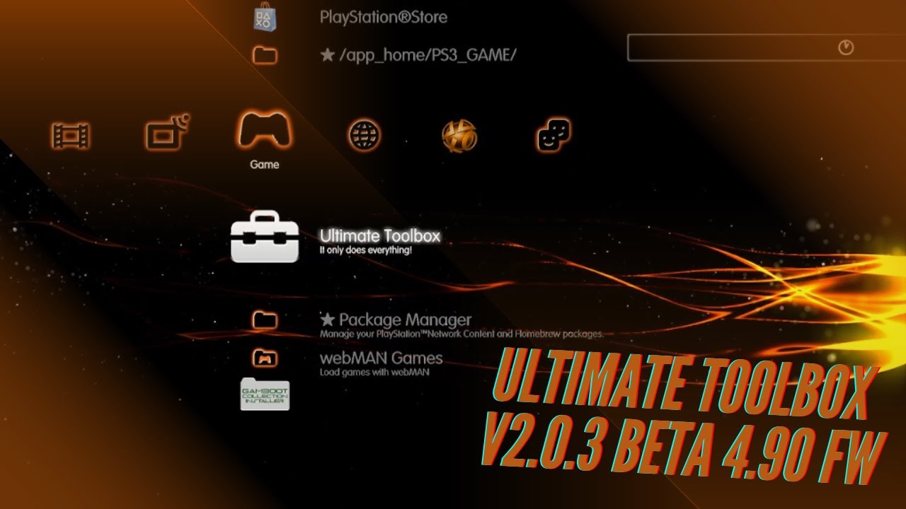 PS3 Ultimate Toolbox v2.03 Beta Test 🟠