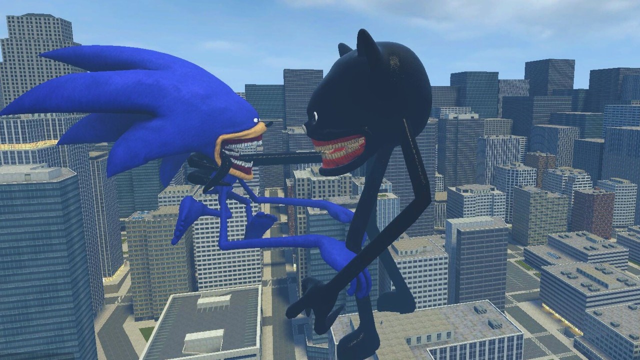 NEW ROBLOX SONIC EYX INNYUME SMILEY'S VS ALL SHIN SONIC TAPES FAMILY in Garry's Mod!!!!!!!!!!!!