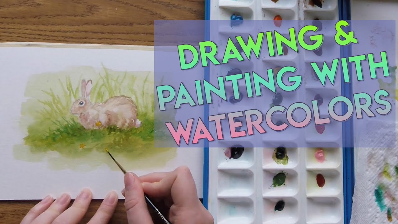 HCPL Craft How To: Sketch and Paint a Bunny With Watercolors