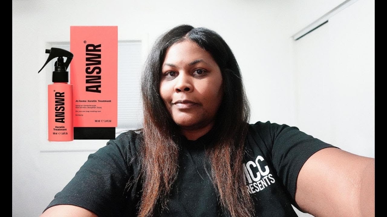 ANSWR Keratin Treatment Full Process At Home | Natural Hair