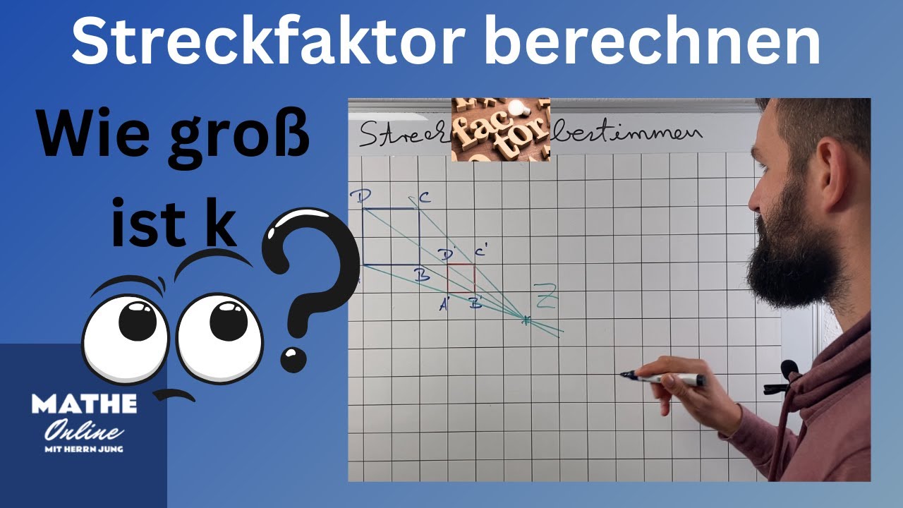 Steckfaktor & zentrische Streckung einfach erklärt