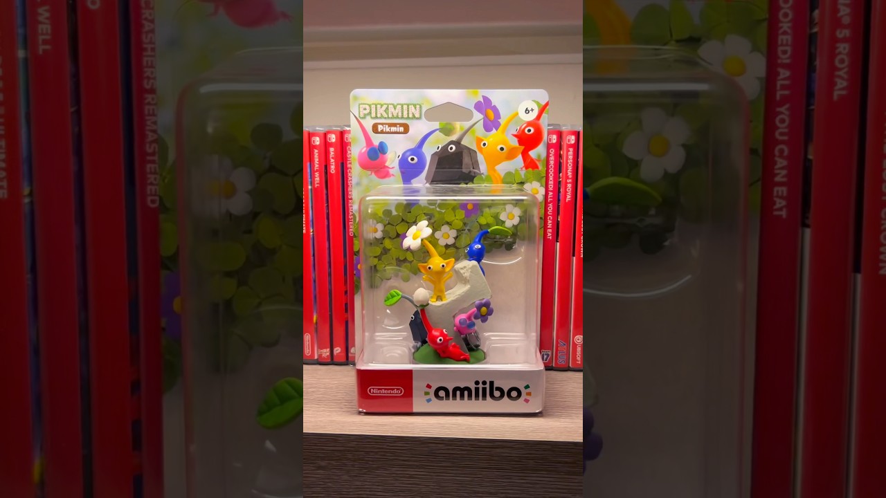 Adding an amiibo to the collection #nintendo #nintendoswitch #gaming #videogames #amiibo #pikmin