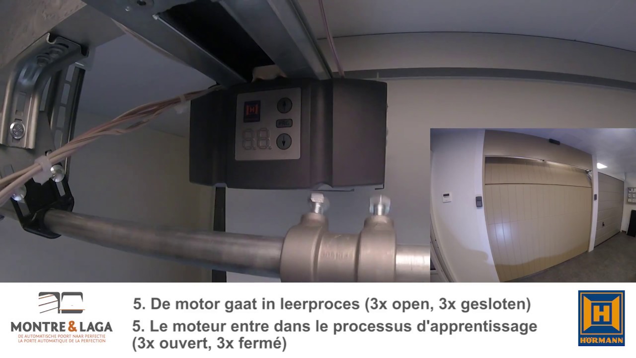 Hörmann Supramatic E3 Motor resetten naar fabrieksinstelling