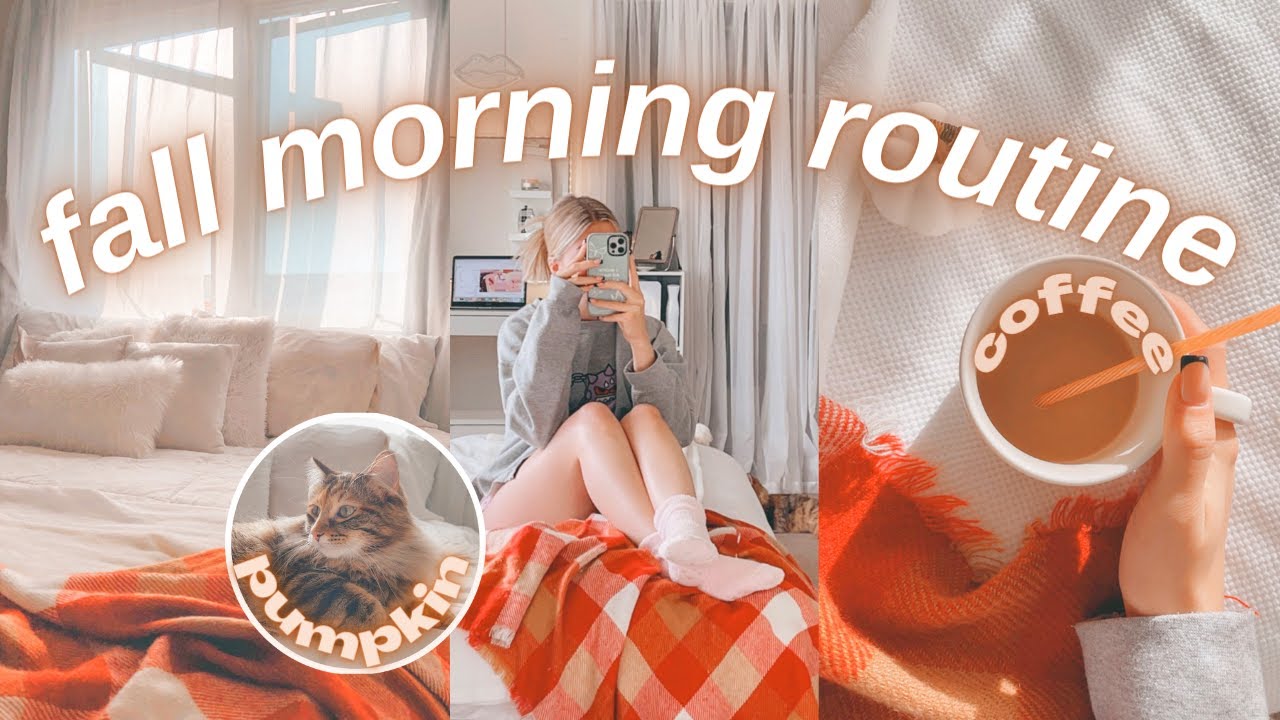 fall morning routine 2021 🍁✨ cozy + peaceful