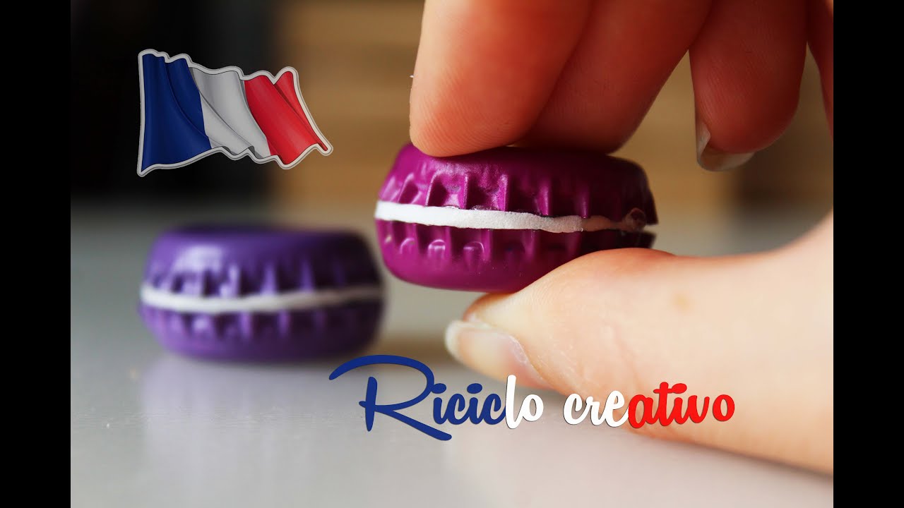 MACARON con i tappi della birra