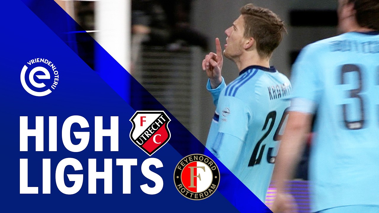 MICHIEL KRAMER FLIKT HET IN DE ALLERLAATSTE MINUUT!! | Utrecht - Feyenoord (27-11-2016) | Highlights