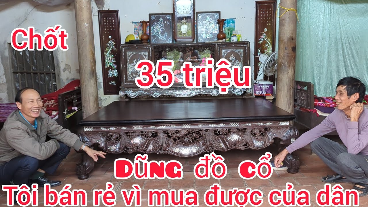 Báo giá công khai 35 triệu bộ sập và một số đồ chơi tại nhà anh dũng đồ