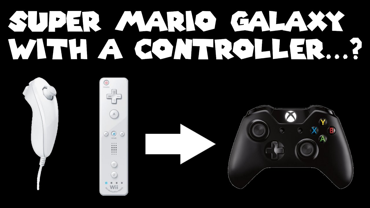 Playing Super Mario Galaxy with an Xbox Controller