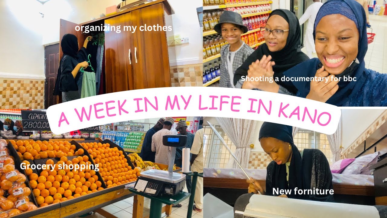 LIFE IN KANO - A Chaotic Grocery Shopping , Shooting A documentary for bbc , Wardrobe Organization
