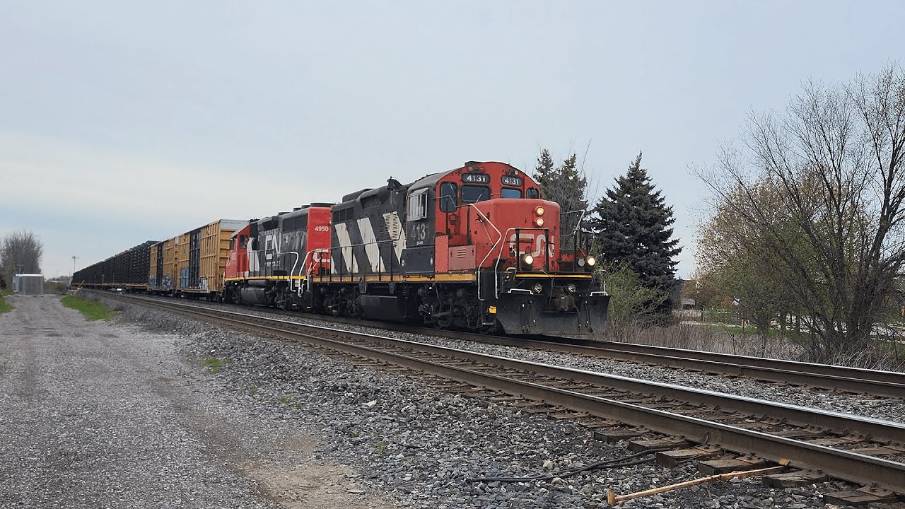 Zebra GP9 Lead! CN L551 - 4131W at Mainway - May 03, 2025